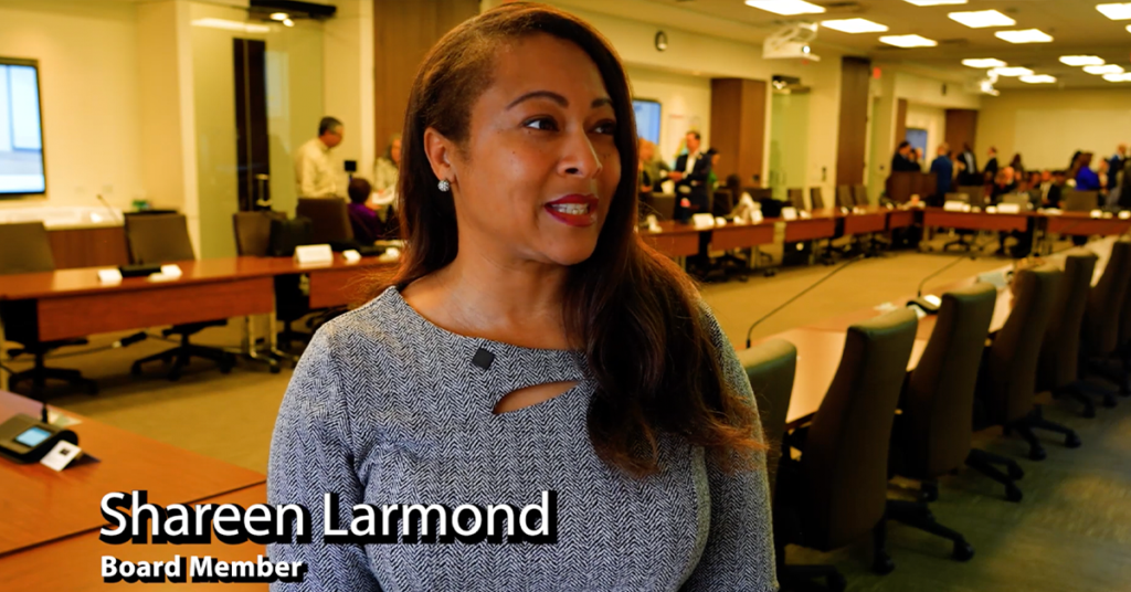 Shareen Larmond, President of the West Gulf Maritime Association and member of the Gulf Coast Workforce Board.