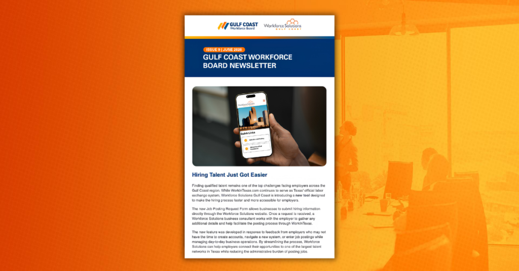 Workforce Solutions Newsletter issue 9 cover.
