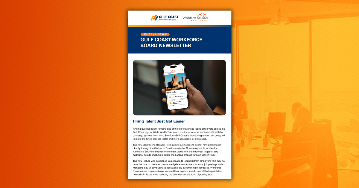 Workforce Solutions Newsletter issue 9 cover.
