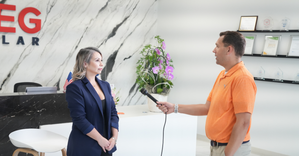 An interview for the section "Who's Hiring" with a SEG representative.