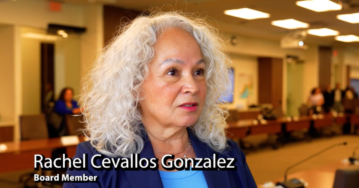 Rachel Cevallos de Gonzalez, board member.